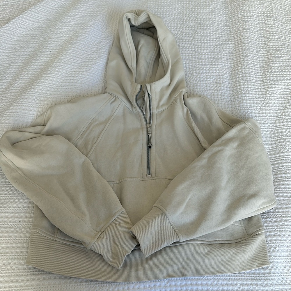 lulu cropped scuba hoodie